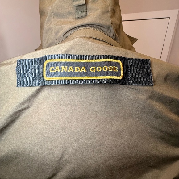 Canada Goose Olive Parka with Real Fur Trim - Picture 3 of 7